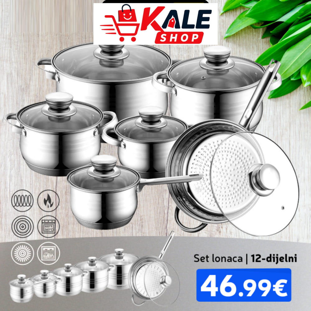 12-Dijelni Set Lonaca