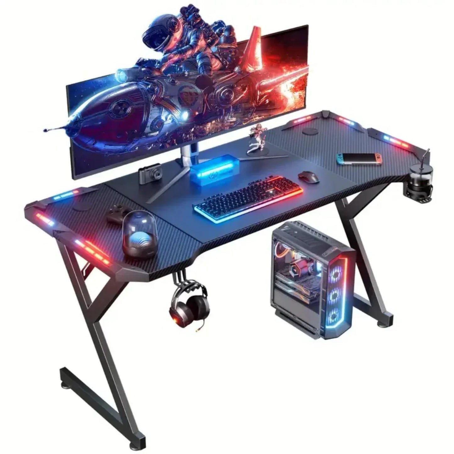 LED RGB GAMING STOL
