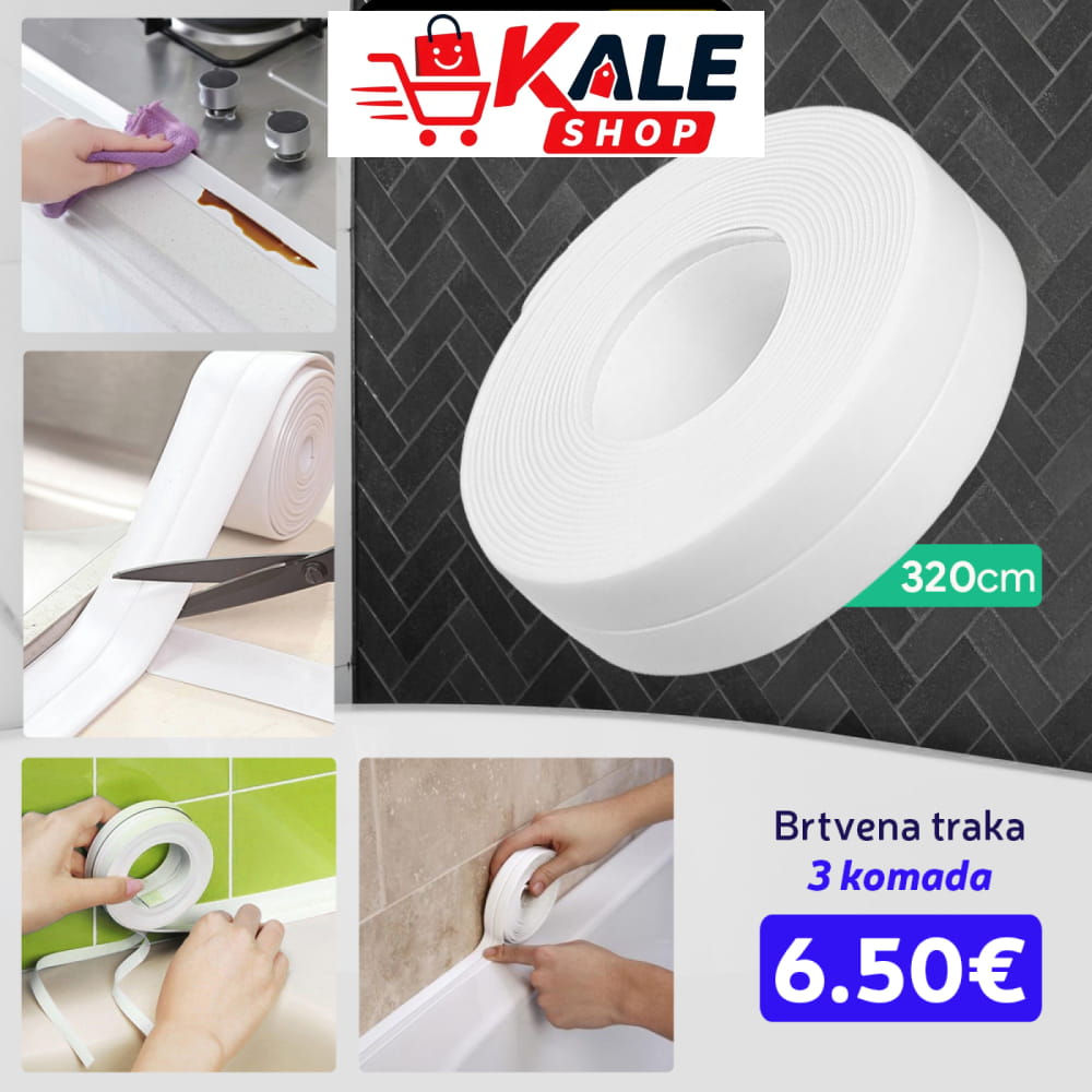 3 X Samoljepljiva Vodotporna Brtvena Traka Kuhinja