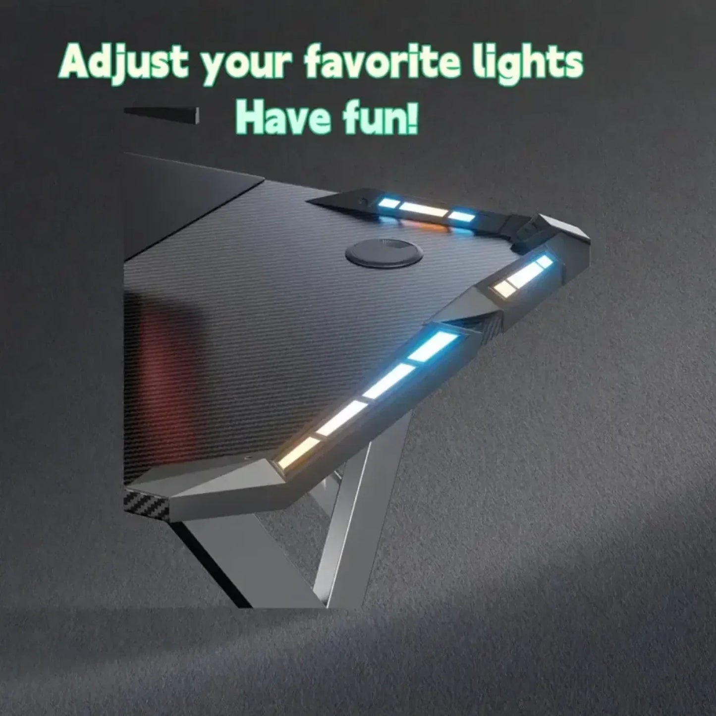 LED RGB GAMING STOL