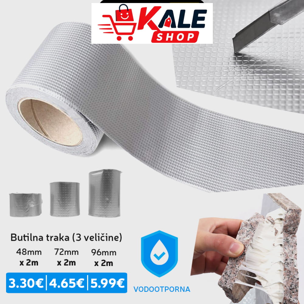 Aluminijska Vodootporna Butilna Traka
