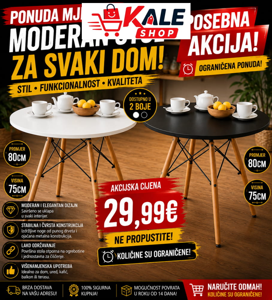 BLAGAVAONSKI STOL 80 CM-ROTONDO