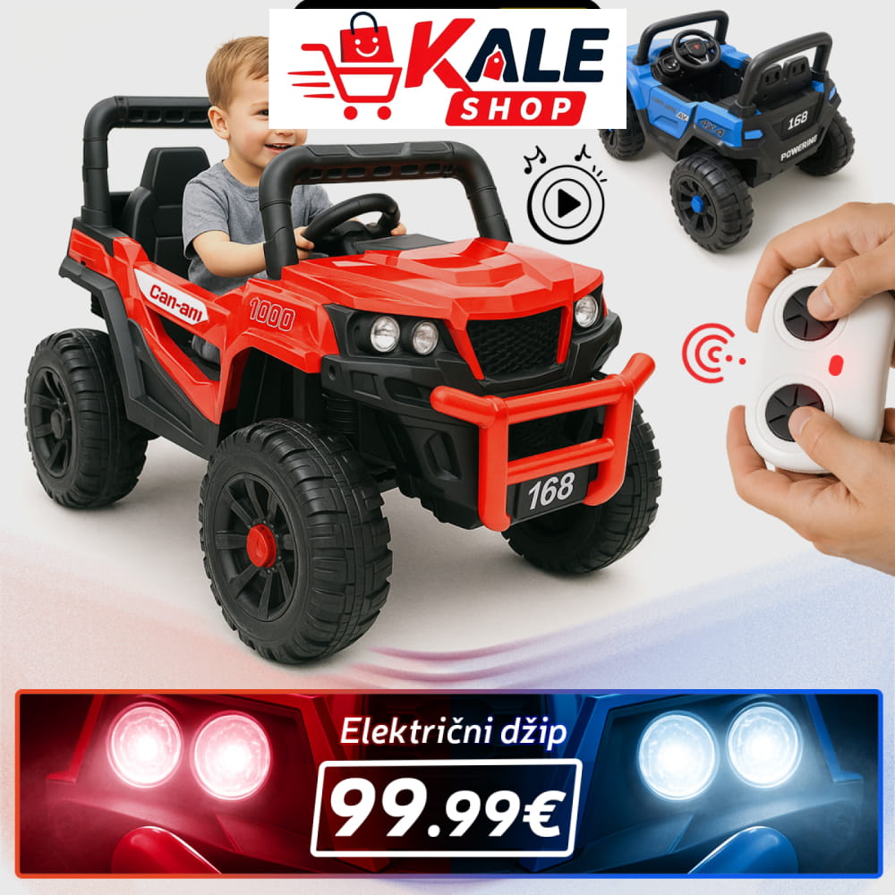 DŽIP ZA DJECU SA DALJINSKIM UPRAVLJAČEM - Igračke