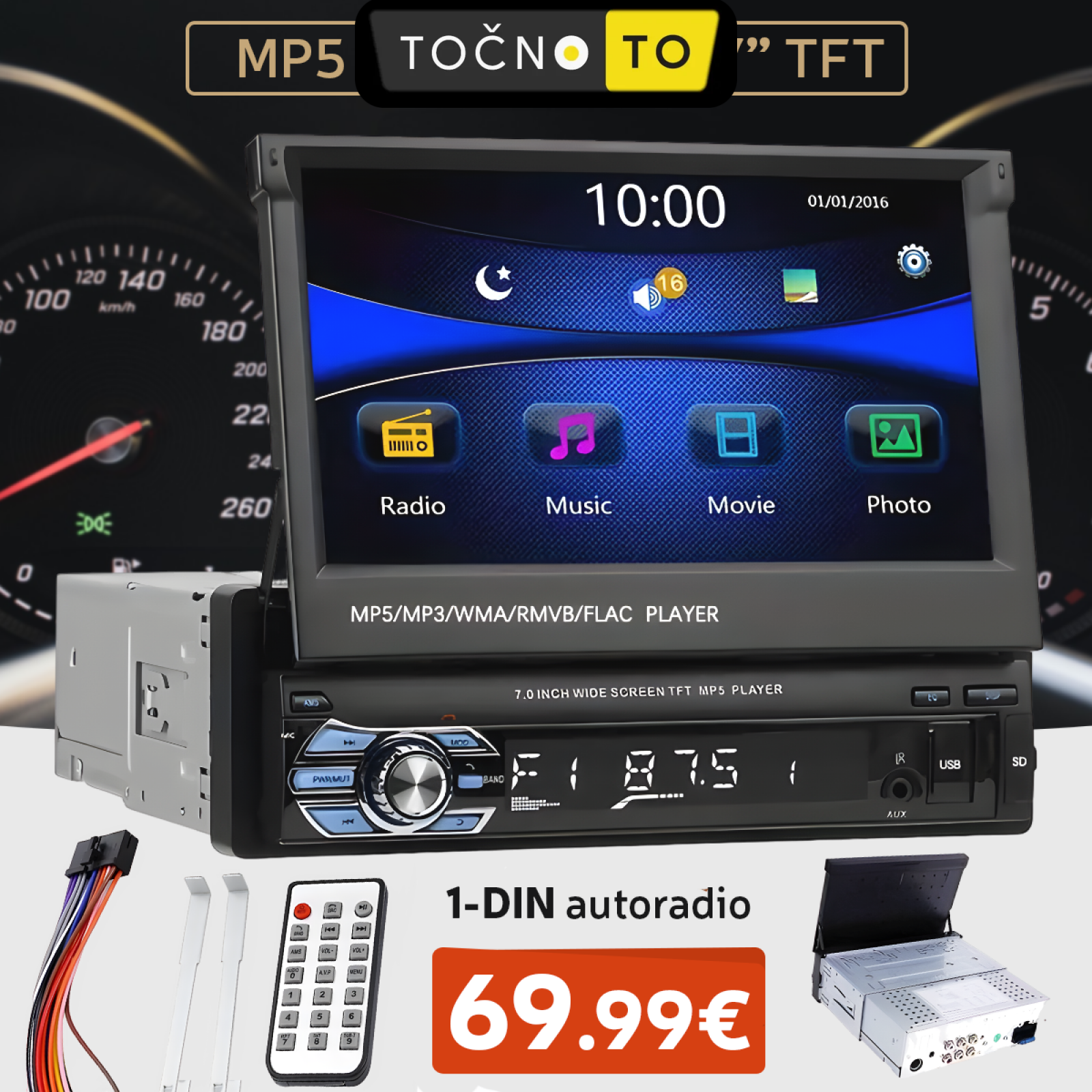 1-Din Radio