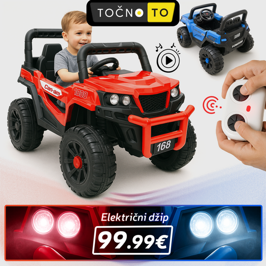 DŽIP ZA DJECU SA DALJINSKIM UPRAVLJAČEM