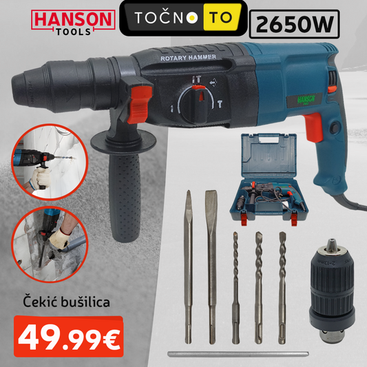 Hanson Čekić Bušilica 2650W