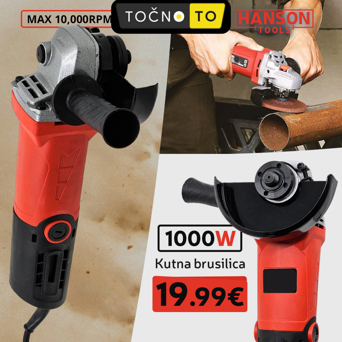 Hanson Kutna Brusilica 1000W