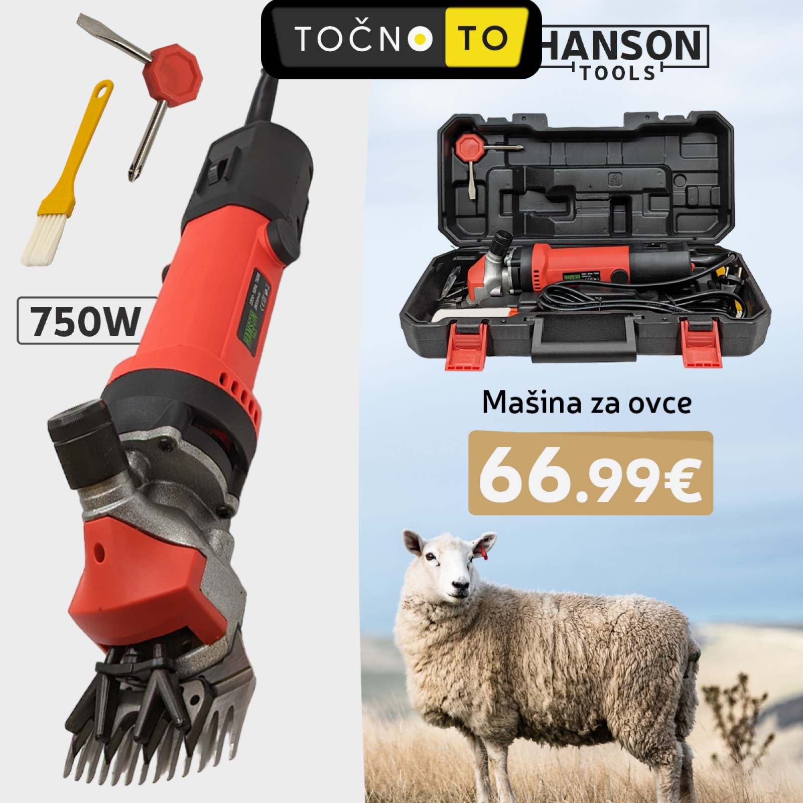 Hanson Maina Za Ianje Ovaca Alat