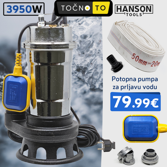 Hanson Potopna Pumpa Za Prljavu Vodu
