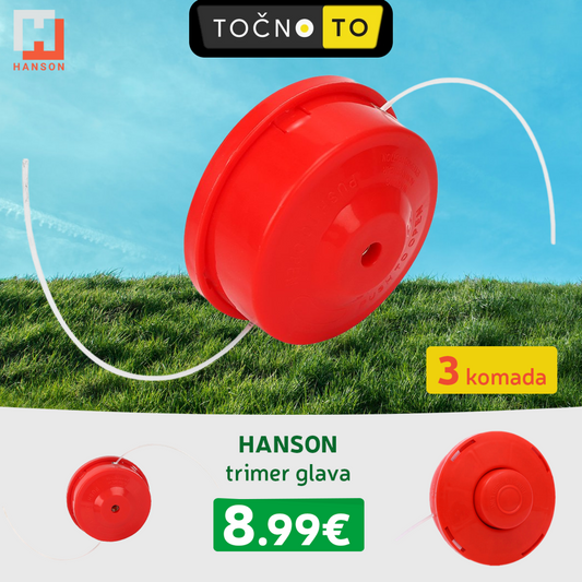 Hanson Trimer Glava- 3 Komada