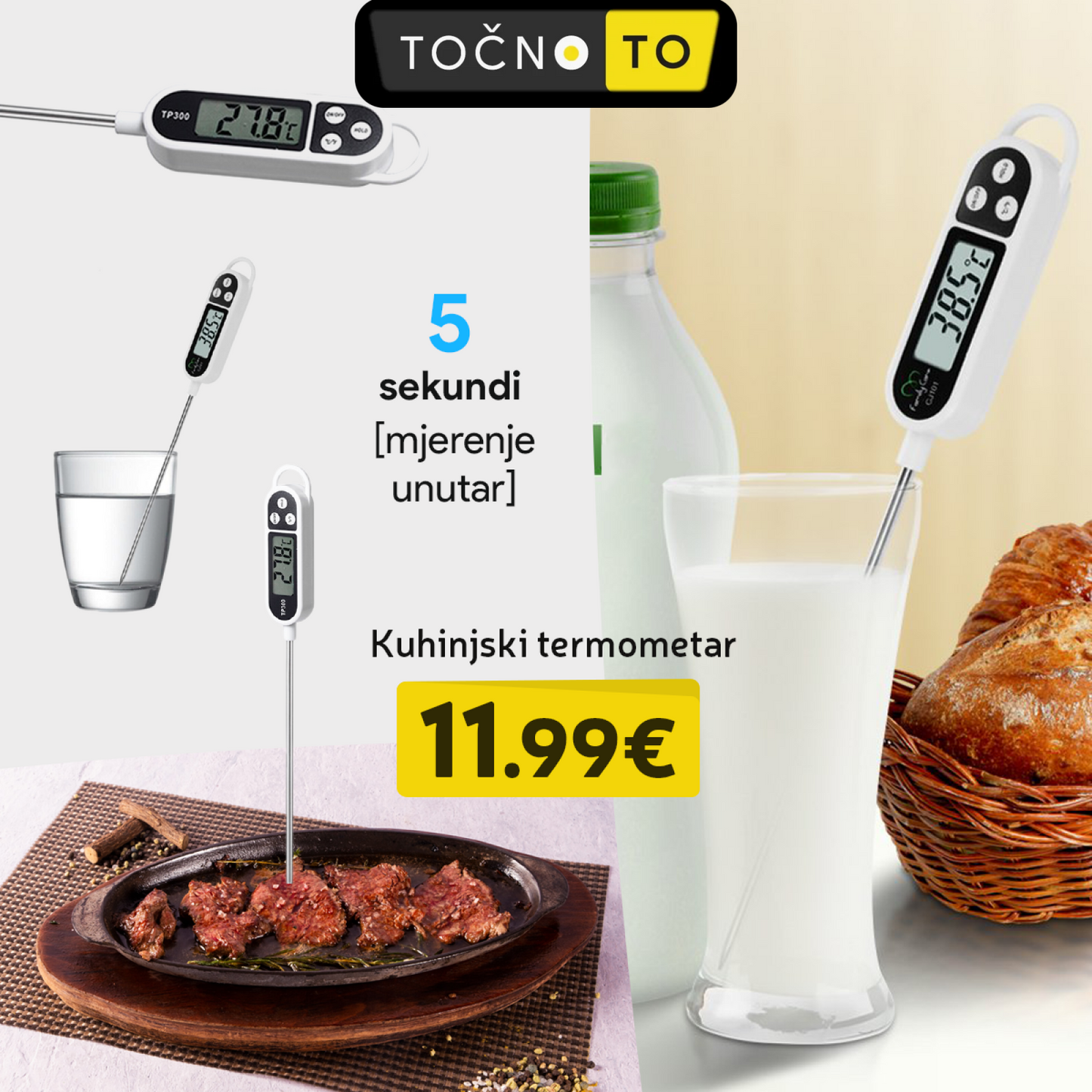 Termometar Hrane Kuhinja