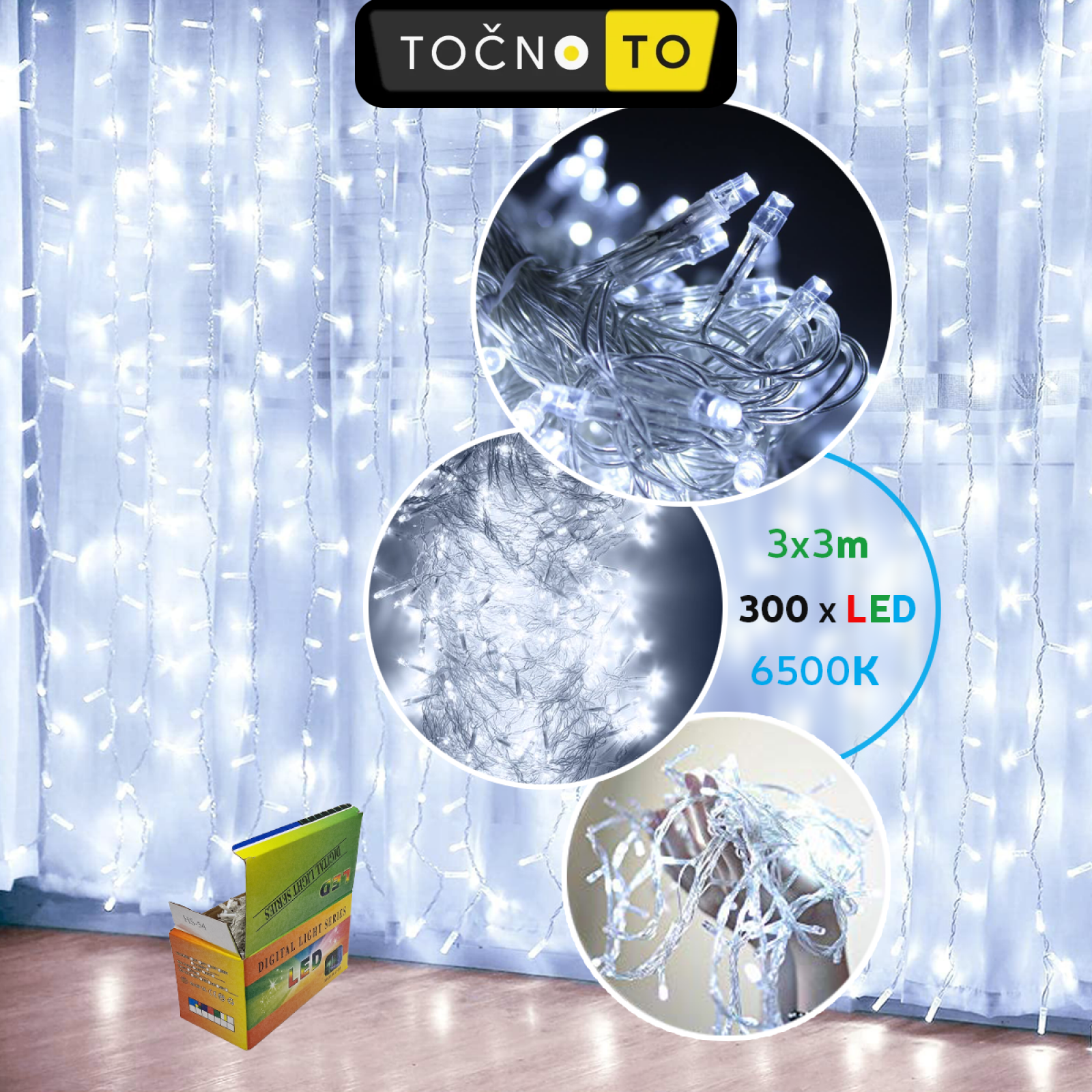 Led Zavjesa 3X3M