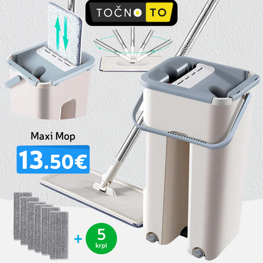 Maxi Mop -5 Krpa Gratis Kuanstvo