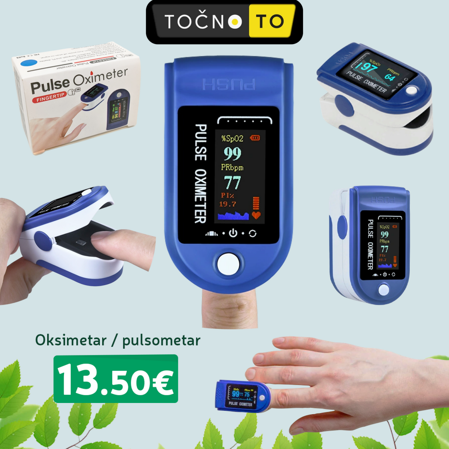 Oksimetar /Pulsometar Elektronika