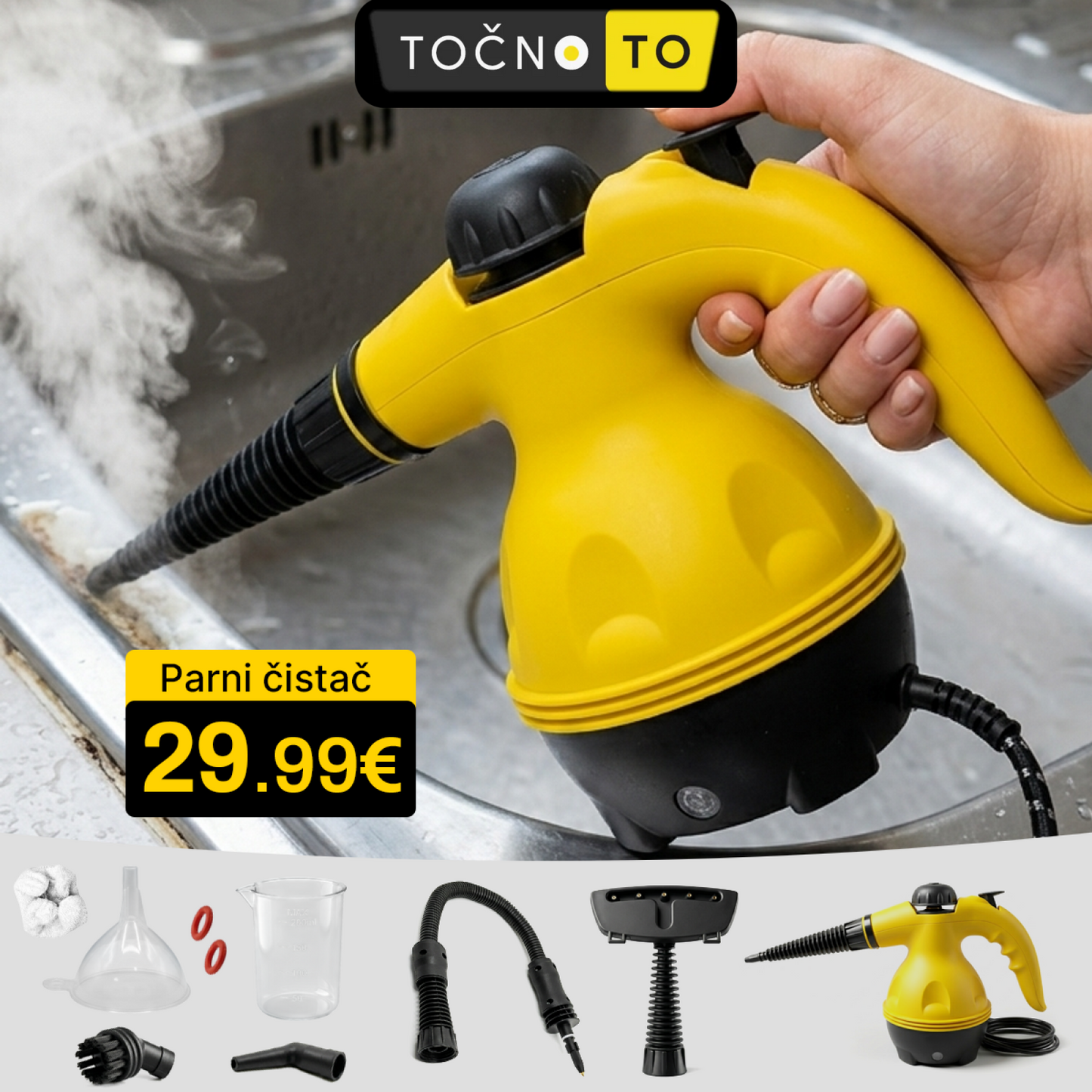 PARNI ČISTAČ 1050W