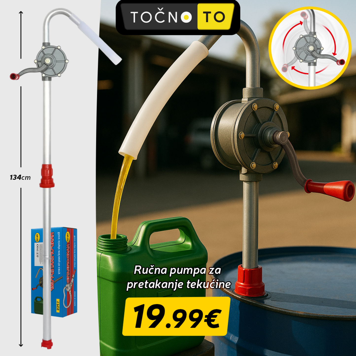 RUČNA PUMPA ZA PRETAKANJE TEKUĆINE