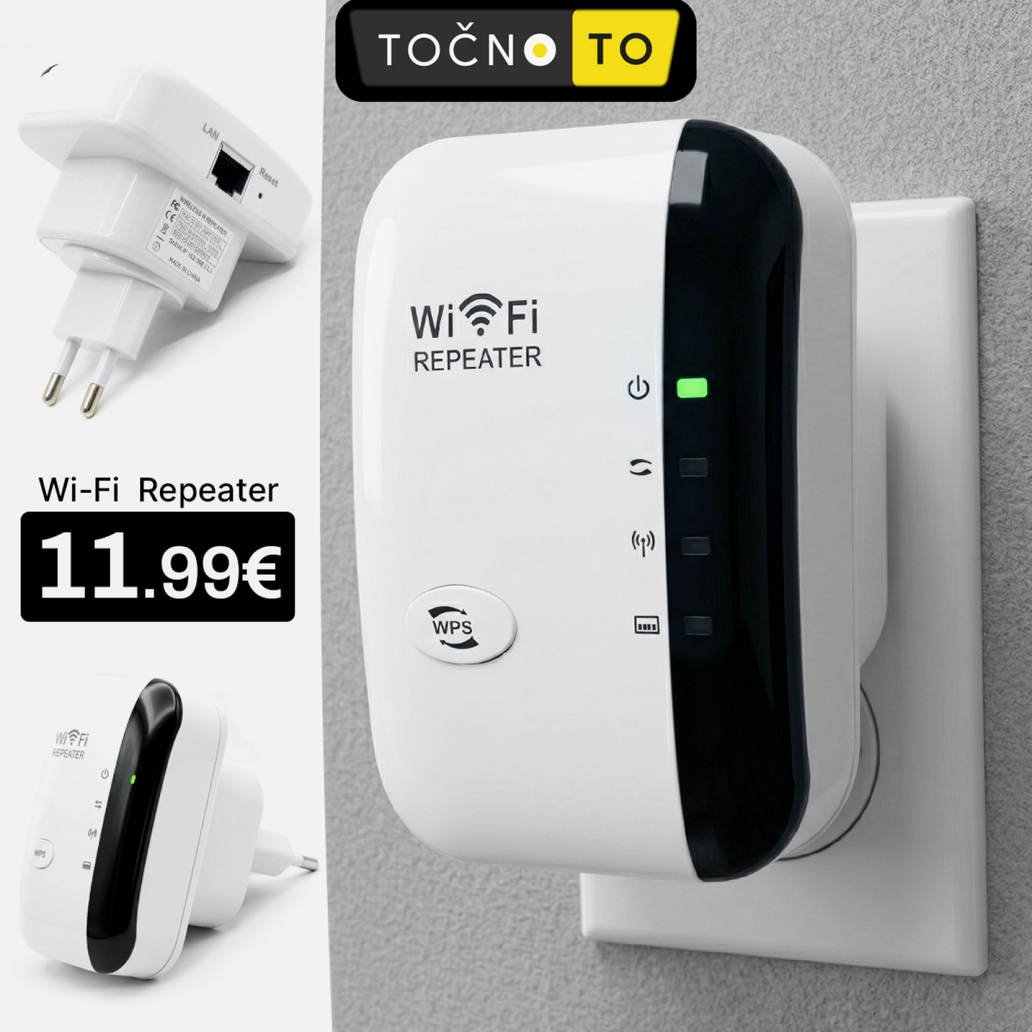 WIFI POJAČIVAČ SIGNALA- 300 MBPS