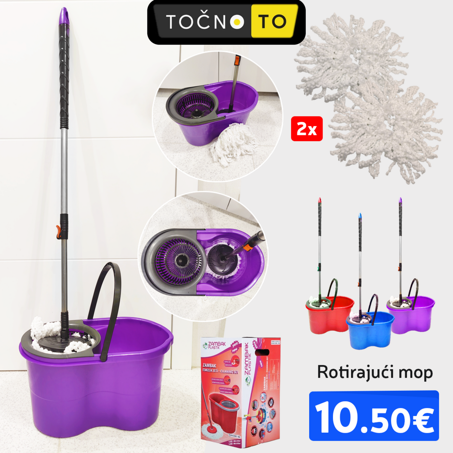 Rotirajui Mop Zambak Kuanstvo