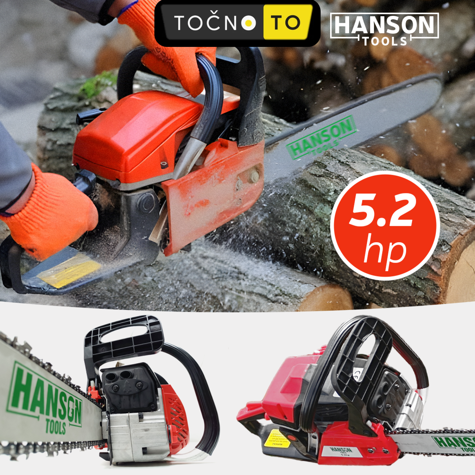 Hanson Motorna Pila - 5 2 Ks Alat