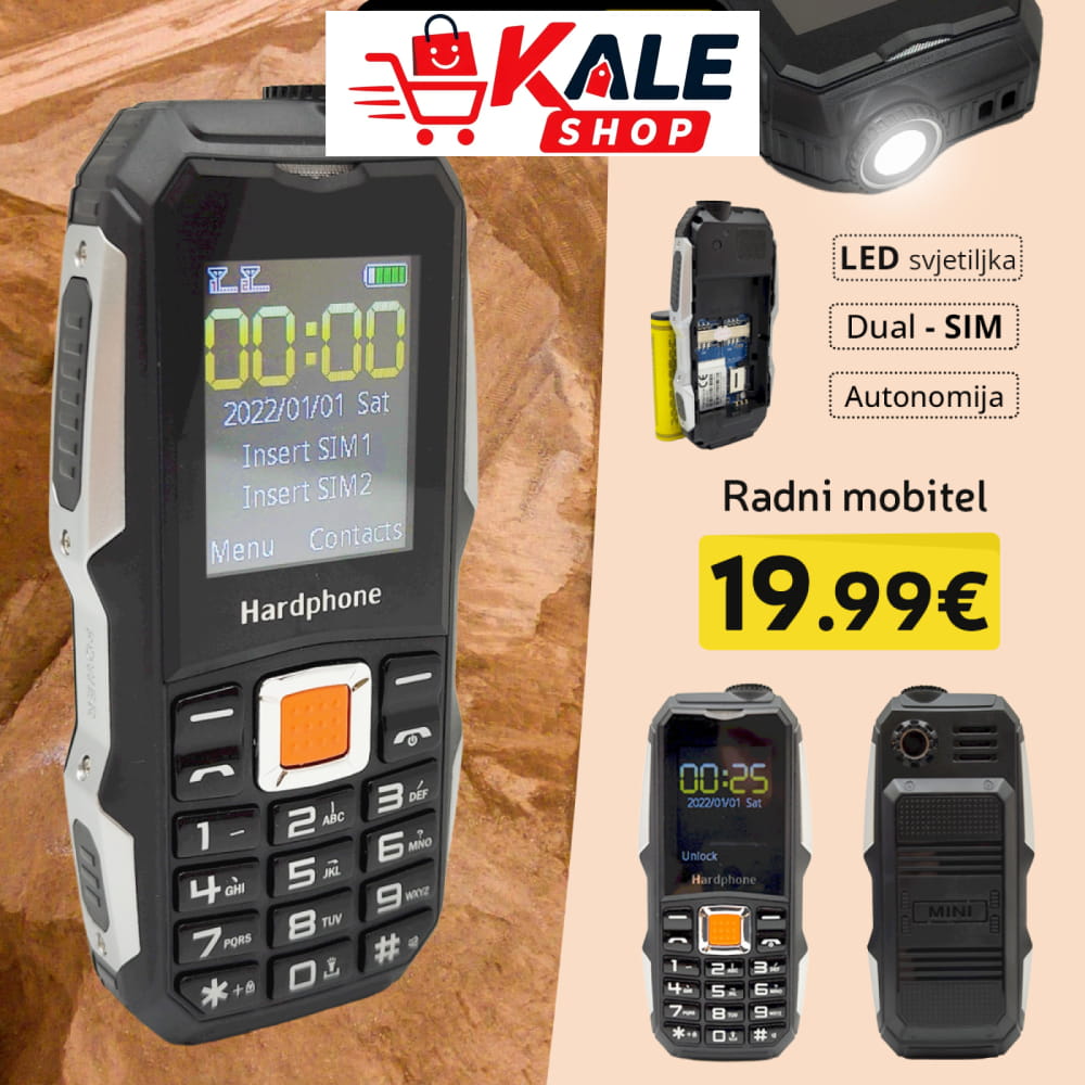 Gsm Telefon Za Ekstremne Uvjete Alat