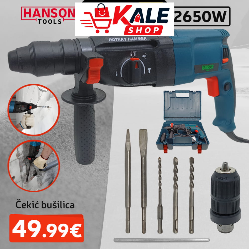Hanson Čekić Bušilica 2650W