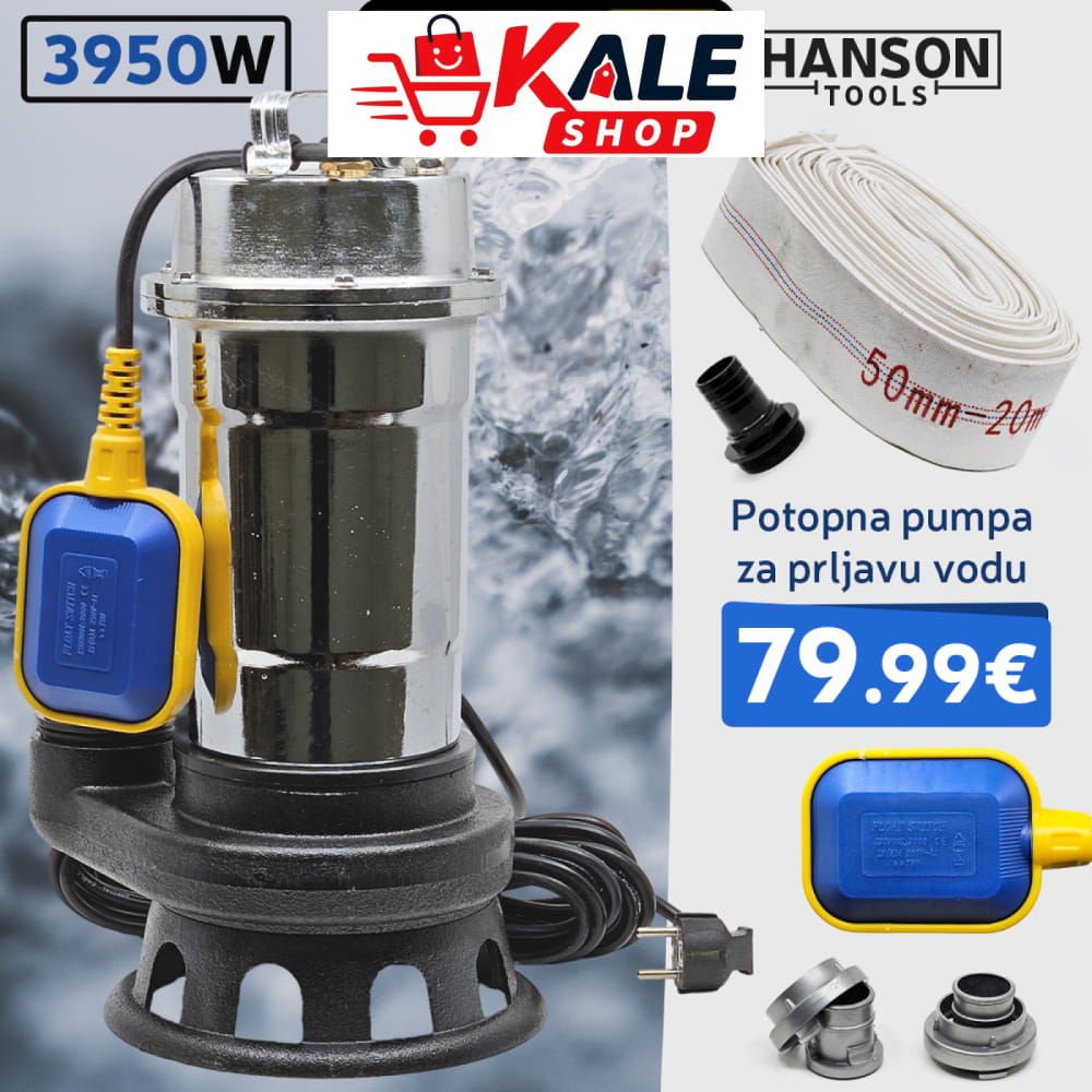 Hanson Potopna Pumpa Za Prljavu Vodu