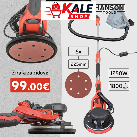Hanson Teleskopska Polirka Za Zidove Alat