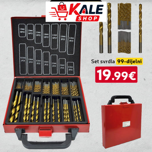 Hss 99-Dijelni Set Svrdla Alat