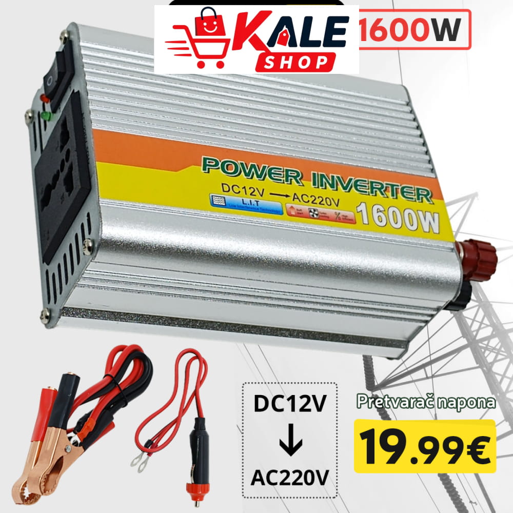Inverter Pretvarač Napona 1600W