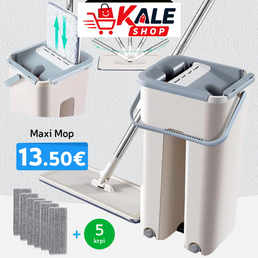 Maxi Mop -5 Krpa Gratis Kuanstvo
