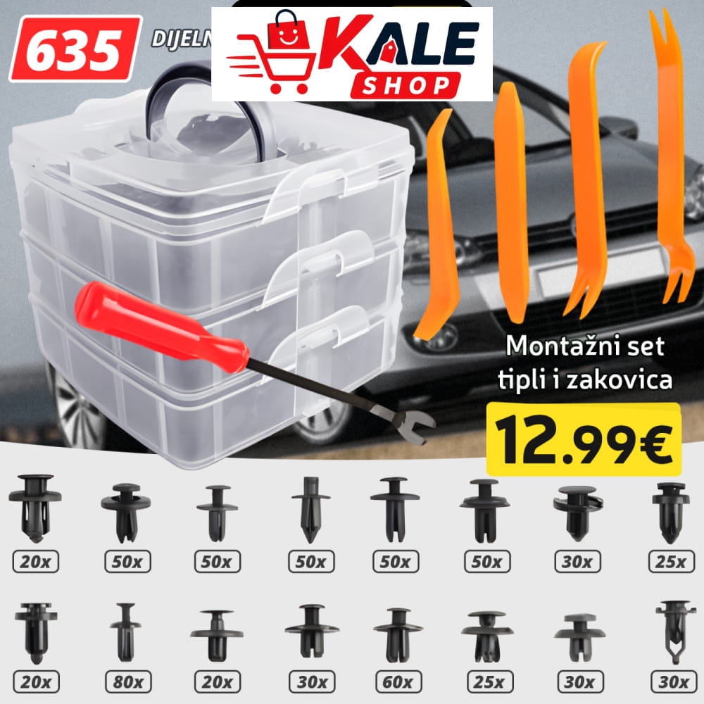 Montažne Plastične Tiple Zakovice - 635 Komada