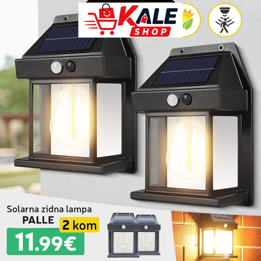 Solarna Zidna Lampa Palle- 2Kom
