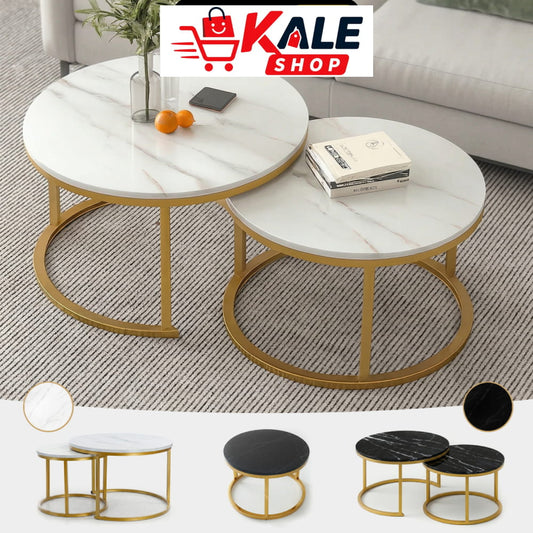 STOLIĆI ZA KAVU IMITACIJA MRAMORA ’INSTYLE’– 2 KOMADA